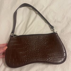 Brown Crocodile JW PEI Handbag